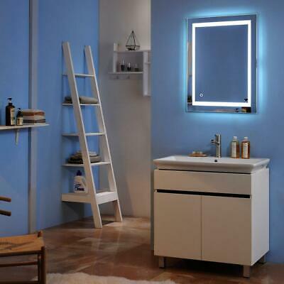 Bathroom Mirror Led Light Antifog Makeup Mirror Illuminated Wall Touch Vanity
