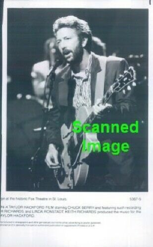 Press Photo: Eric Clapton 5x8 B&w